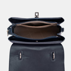 Two-Tone Contrast Striped Satchel Handbag David Jones