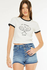 High Rise Release Hem Denim Shorts Kancan MEDIUM S