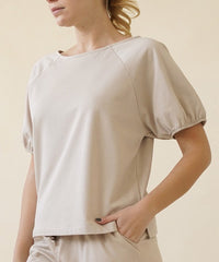 Hemp Balloon Sleeve Top Fabina