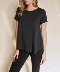 Bamboo Relaxed Fit Classic Top Fabina