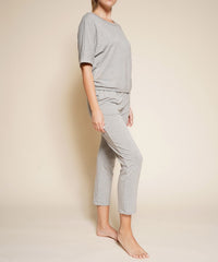 Bamboo French Terry Athleisure Set Fabina H.GREY S