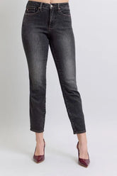 Mid Rise Tummy Control Slim Jeans Judy Blue