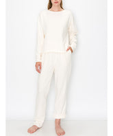 Recycled French Terry Loungewear Top & Jogger Set Fabina BANANA S