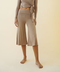 Bamboo Gaucho Pants Fabina TAUPE S