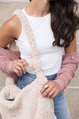 Boucle Sherpa Messenger Bag SALE