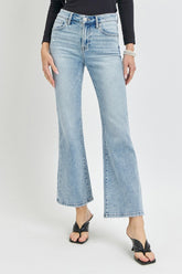 High Rise Ankle Flare Jeans Risen Light 0(24)