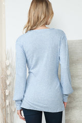 Bell Sleeve Tunic with Waist Tie Orange Farm Clothing