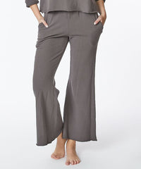 Flared Garment Dye Rock Jogger Pants Fabina DULL GREY S