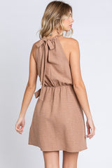 Halter Wrap Cover Mini Dress GeeGee