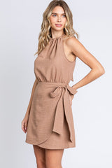 Halter Wrap Cover Mini Dress GeeGee