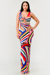 Resort Dreams Cut Out Maxi Dress Athina
