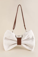 Plush Bow Shoulder Bag Miss Sparkling