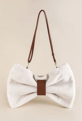 Plush Bow Shoulder Bag Miss Sparkling