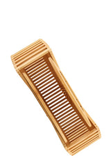 Natural Bamboo Ark Hand Round Clutch ICCO ACCESSORIES