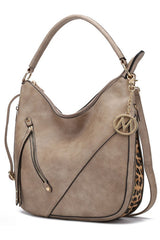 Lisanna Hobo Shoulder Bag by Mia K MKF Collection by Mia K Beige One Size