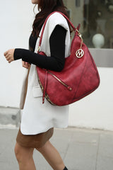 Lisanna Hobo Shoulder Bag by Mia K MKF Collection by Mia K