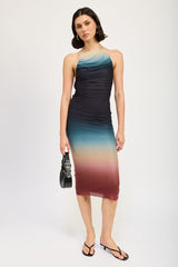 Halter Neck Ombre Maxi Dress Emory Park
