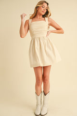 Maeve Smocked Flowy Mini Dress Aemi + Co