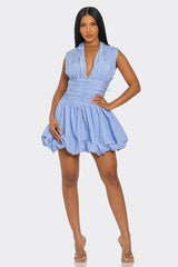 Skylar Bubble Mini Dress Athina