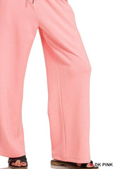 Scuba Drawstring Pants ZENANA