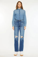 Ultra High Rise 90's Boyfriend Jeans Kancan