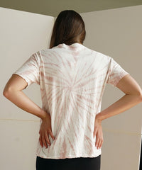 Recycled Cotton Tie Dye Tee Fabina SKYBLUE S