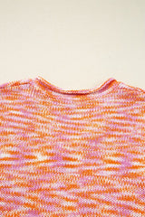 Sofia Shoulder Tunic Oversized Sweater Threaded Pear