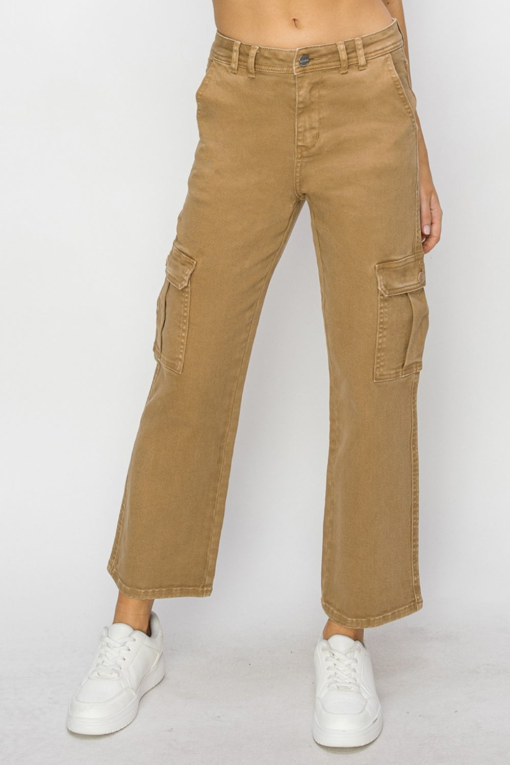 High Rise Pocket Cargo Jeans Risen Mocha 0(24)