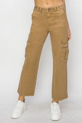 High Rise Pocket Cargo Jeans Risen Mocha 0(24)