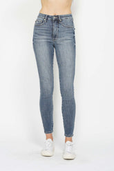 Tummy Control Contrast Wash Skinny Jeans Judy Blue Medium 0/24