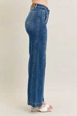 High Waist Wide Leg Jeans With Plus Size Judy Blue