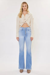 Curvy High Rise Flare Jeans Kancan LIGHT 1/24