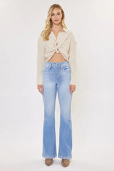 Curvy High Rise Flare Jeans Kancan LIGHT 1/24