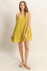 A-Line Flowy Mini Cami Dress with Pockets HYFVE