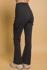 Flared Cargo Leggings Love Tree