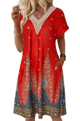 Cotton Nightgown House Dress Nightgown Lace V Neck SALE