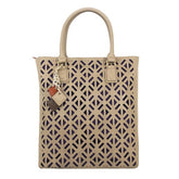 Luminous Leather Bag - Tan ClaudiaG Collection As Shown One Size