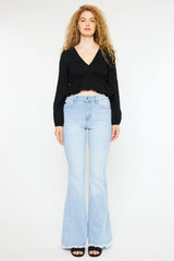 High Rise Curvy Flare Jeans Kancan LIGHT 1/24