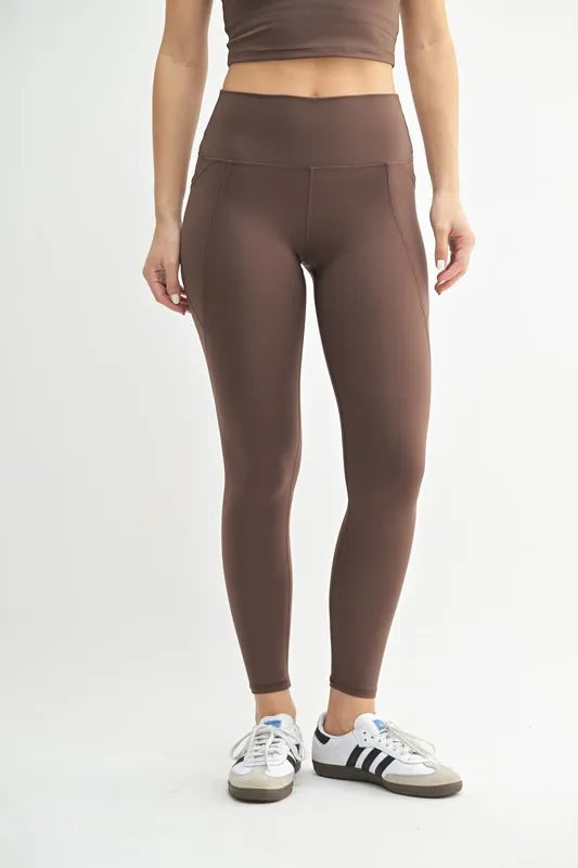 Venice Cloud Light Sculpt High-Waisted Leggings Mono B RICH SOIL S