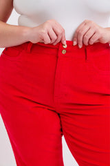 Plus Size High Waist Corduroy Trouser Wide Judy Blue