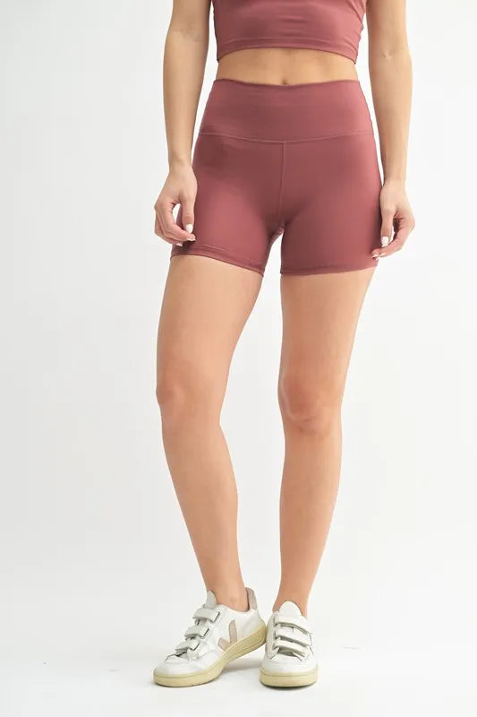 Venice Cloud Light Contour Biker Shorts Mono B RED PEAR S