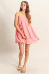 A-Line Flowy Mini Cami Dress with Pockets HYFVE