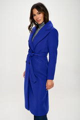 Double-Breasted Longline Coat with Belt Coalition LA