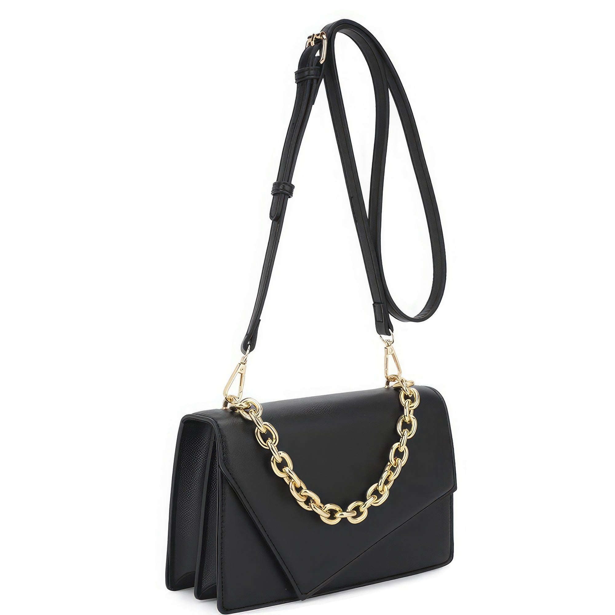 Smooth Plain Chain Link Crossbody Bag SALE