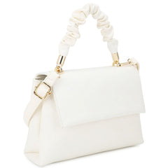 Diagonal Pattern Wrinkle Handle Crossbody Bag SALE