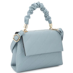 Diagonal Pattern Wrinkle Handle Crossbody Bag SALE