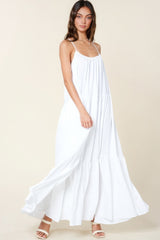 Flowy Maxi Tiered Sun Dress With Pockets Simmer & Fay