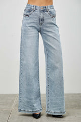 High Rise Wide Leg Jeans Saige Jeans