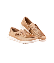 Maco Rose Gold Rhinestone Canvas Sneakers Not Rated