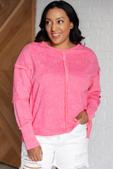 Patch Things Up Patchwork Long Sleeve Sweatshirt One Eleven North